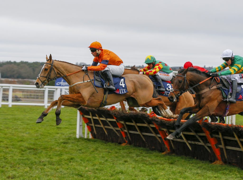 Sam Spinner in the JLT Long Walk Hurdle at Ascot