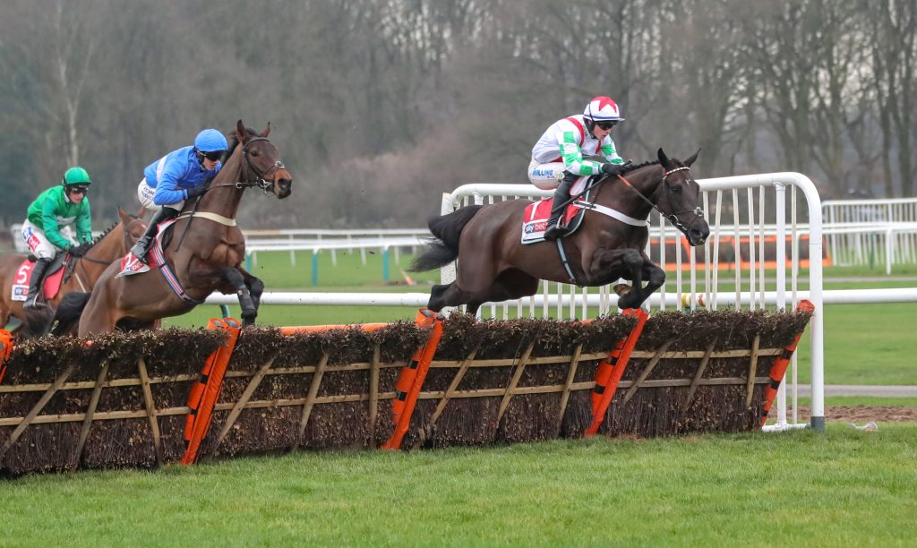 Mister Fisher wins the Supreme Trial Rossington Main Novice Hurdle at Haydock