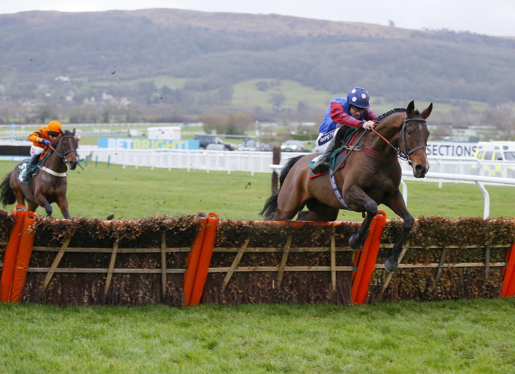 Paisley Park wins the Cleeve Hurdle at Cheltenham