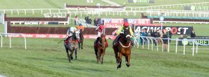 Fox Norton wins the Shloer Chase at Cheltenham