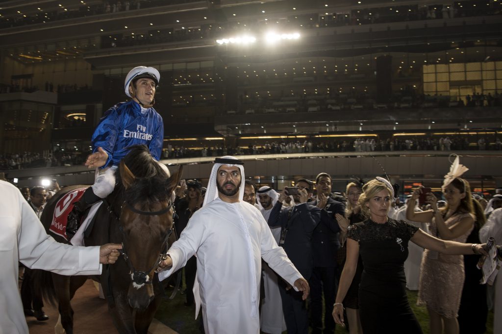 Thunder Snow takes the 2018 Dubai World Cup
