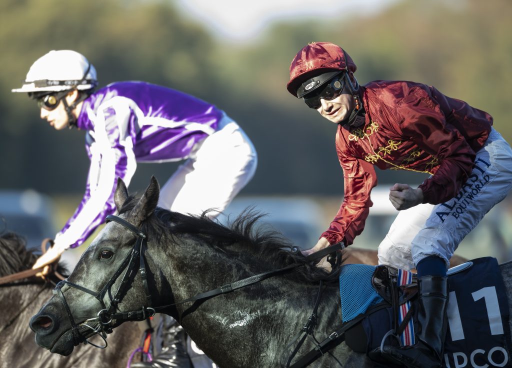 A smiling Oisin poses for the camera