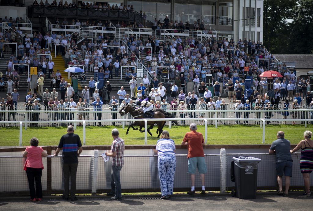 Scrupuleux beats Dark Invander by a short head in the 2m Novice Handicap Chase Worcester 11/6/18