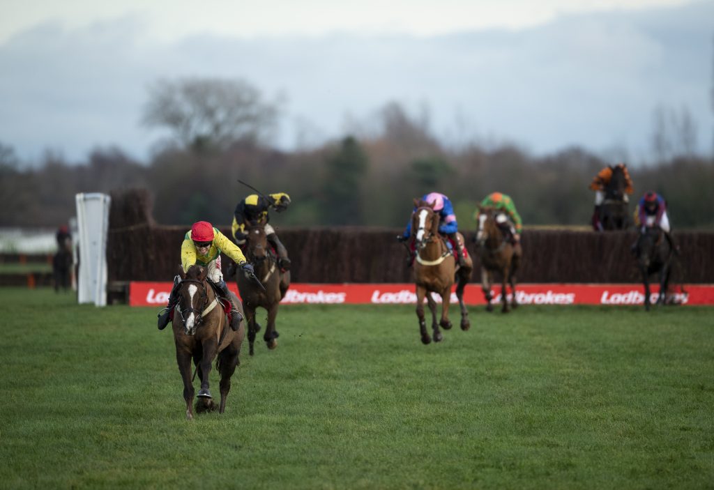 Sizing Tennessee winning the 2018 Ladbrokes Trophy at Newbury