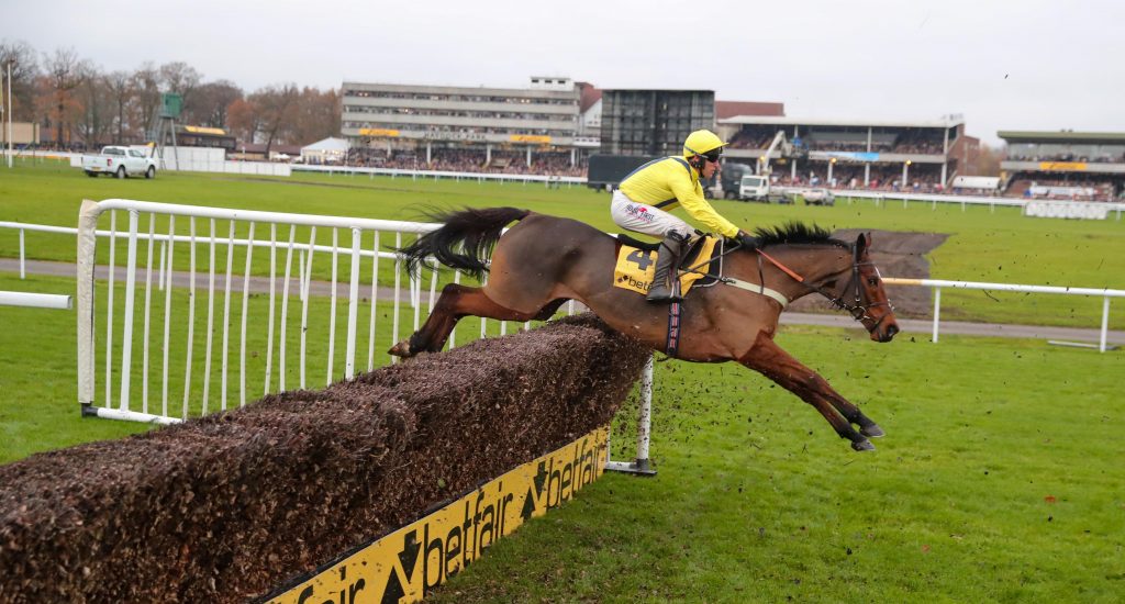 Lostintranslation and Robbie Power winning the Haydock Betfair Chase, 23/11/19