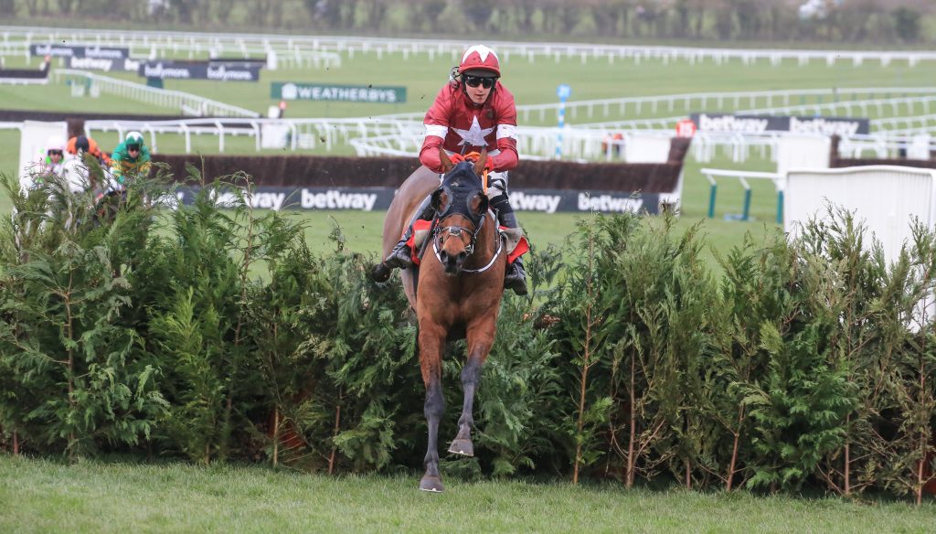 Tiger Roll winning the 2019 Glenfarclas Chase at Cheltenham