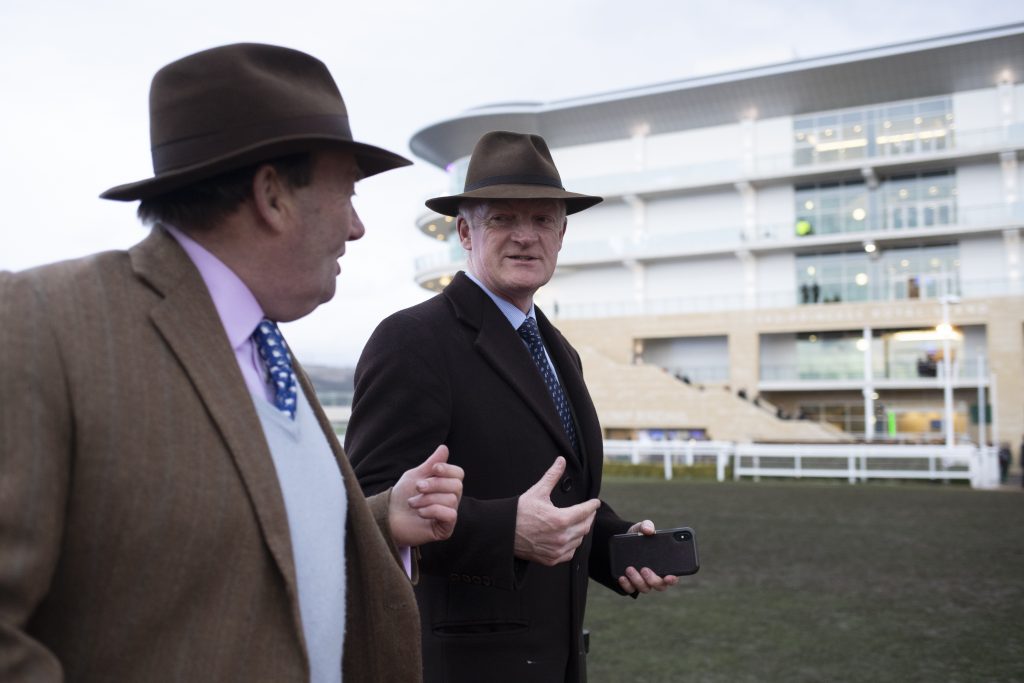 Nicky Henderson & Willie Mullins at the 2019 Cheltenham Festival